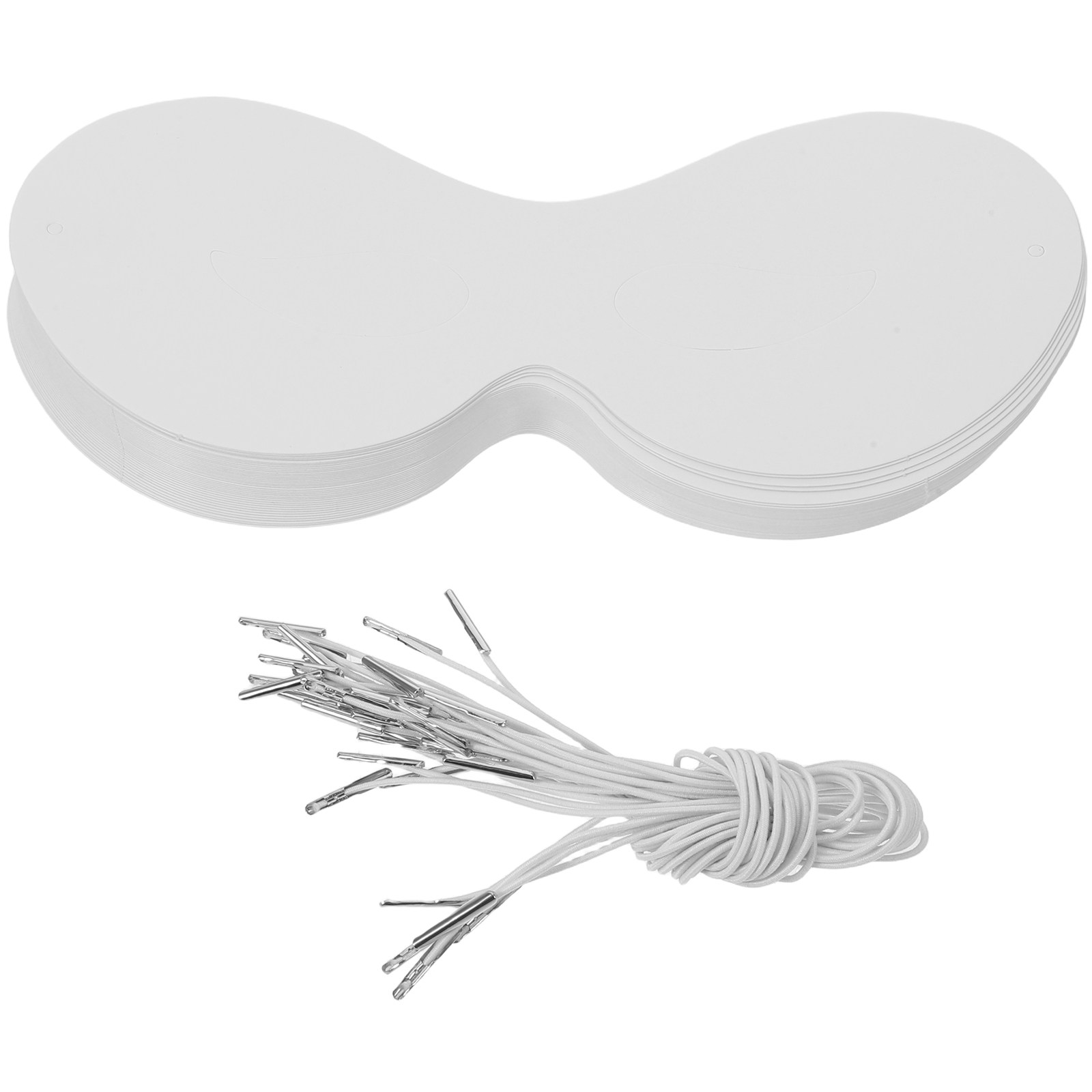Kids Face Mask - 40Pcs Children's Blank Masks Paintable White