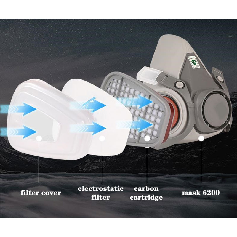 6200 Half Face Dust Gas Mask R - огляд і ціна Dust Mask Construction
