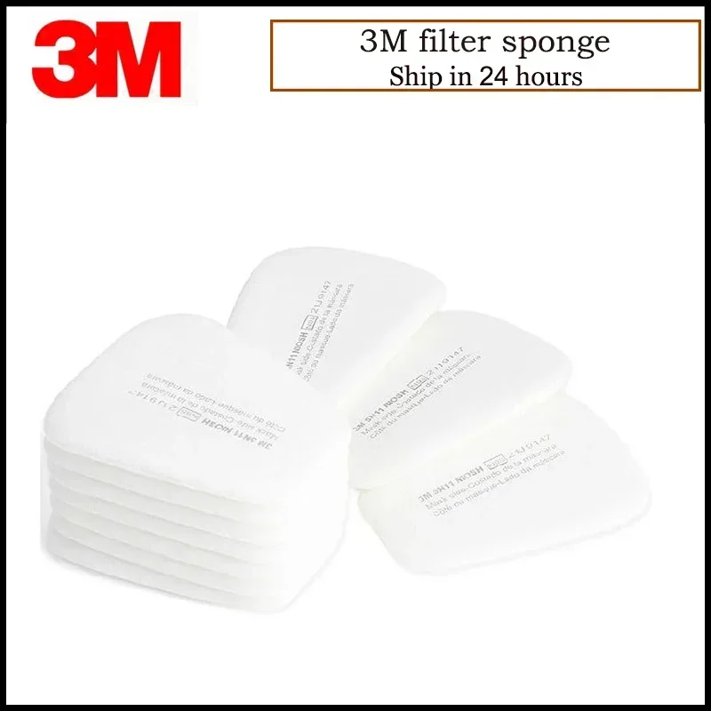 10pcs/Box 3M 5N11 Cotton Filte - огляд і ціна Dust Mask Construction
